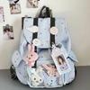 New Sweet Cool Ulzzang Ita Bag Large Capacity Casual Commuting Backpack Lightweight Casual Backpack Women's Transparent Backpack