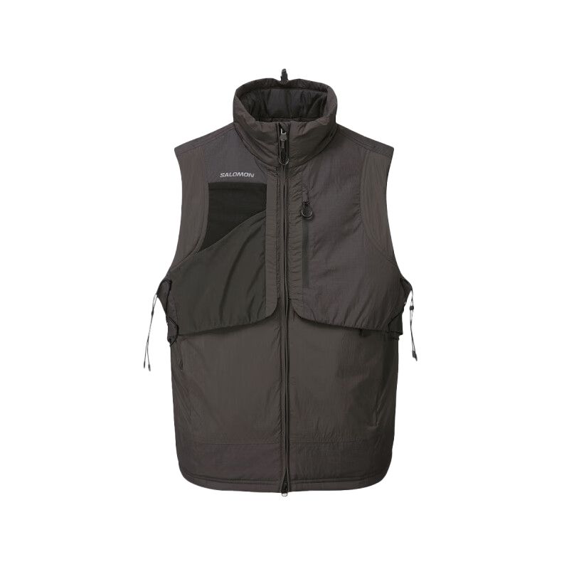 

Salomon Pinnacle Insulation Outdoor Warm Versatile Comfortable Vest Men Vests Light-Gray C25734 S