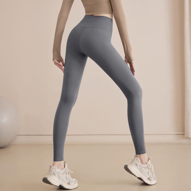 Women's High-Waist Butt-Lift Yoga Pants - Elastic, Quick-Dry, Tummy Control, No Lines