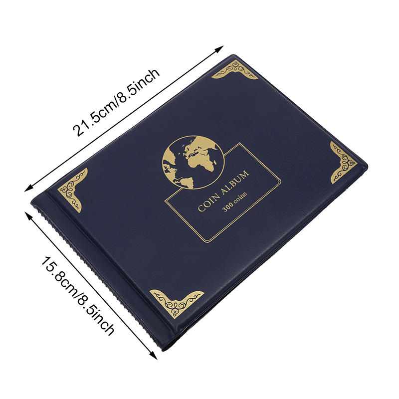 Coin Collection Supplies Holder Book for Collectors, 300 Bags Coin Collector Organizer Storage Box Case Album for 20/25/27