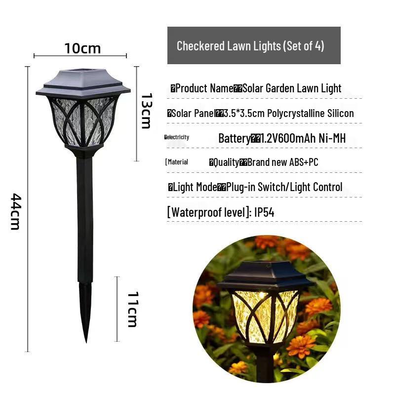 Waterproof Solar Garden Lights: Outdoor Courtyard Lawn Decoration