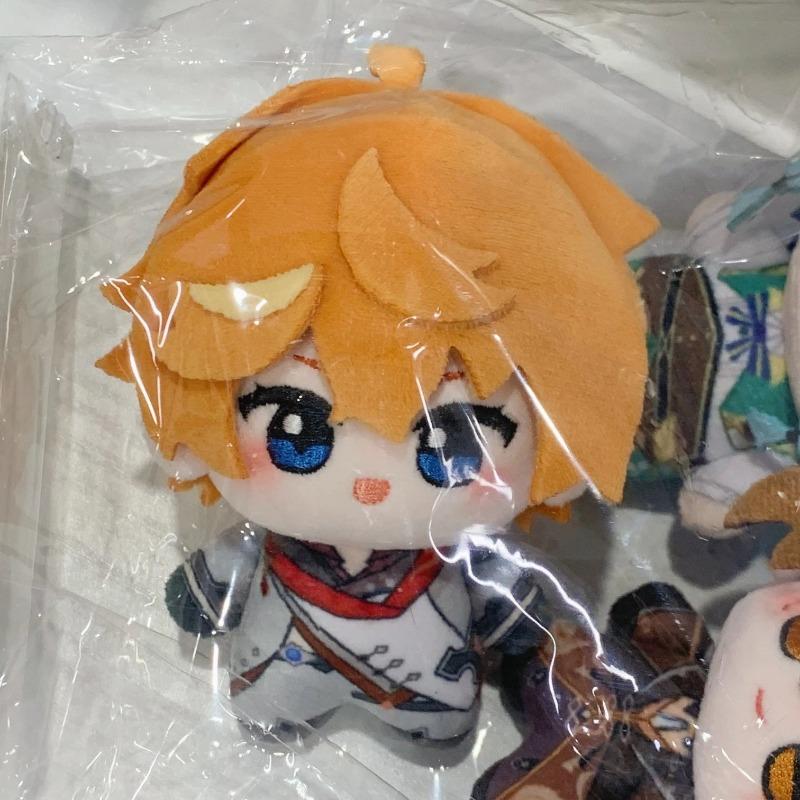 Genshin Impact Tartaglia Childe Plush Doll 10cm Cute Cotton Doll Soft Stuffing Bag Pendant Game Character Merchandise Children's Fan Collection Gift