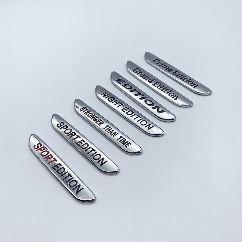 EDITION Night Edition SPORT EDITION C300 C200 GLA CLA Chrom Stříbrný odznak Car Styling Logo Samolepky Emblém pro Mercedes Benz