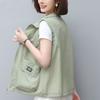 Spring, Summer and Autumn Casual Plus-size Loose Outerwear Sleeveless Vest Jacket for Women