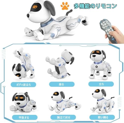 Robot Dog, Musical Playing, Programmable, Voice Controlled, Electronic Pet, Interactive Dog Toy, Soothing Birthday Gift for Boys and Girls, Christmas