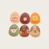 Rhea - Set of 6: Animal Mini Finger Powder Puff
