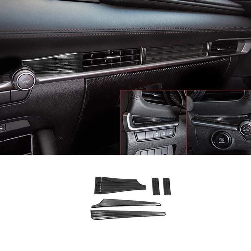 For Mazda 3 Axela - Stainless Steel Interior Accessories Window Lift Center Console Panel Inner Handle Gear Vent Cover