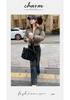 Women's Winter High Waist Hooded Short Jacket with Removable Fur Collar