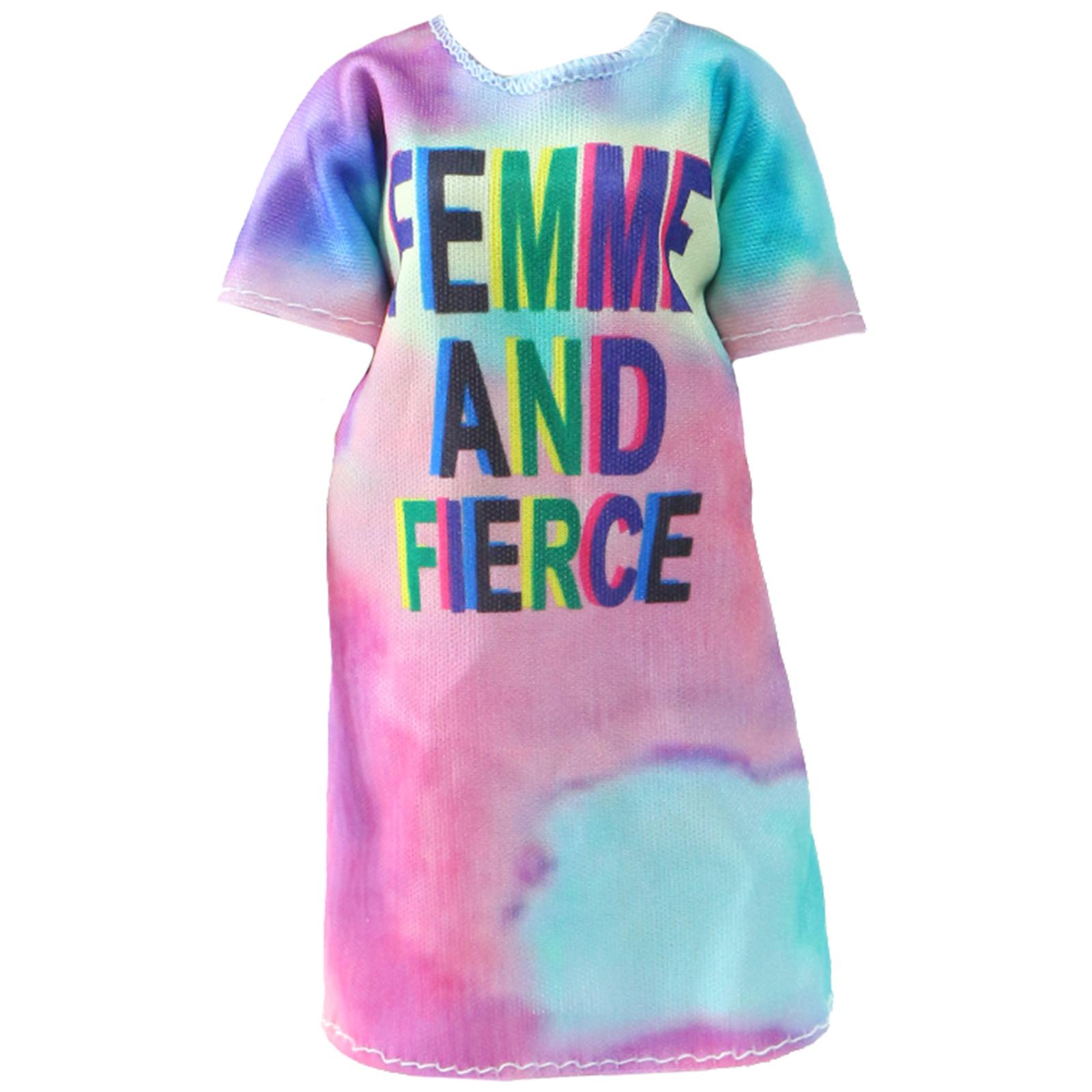 

Одежда для куклы Барби, повседневная повседневная одежда, брюки, футболка, юбка, мини-платье, пышные размеры, аксессуары для кукол 11,5 дюймов