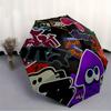 Splatoon? Automatic Windproof Folding Umbrella, Travel Umbrella for All Occasions, Cartoon Portable Umbrella a0823018