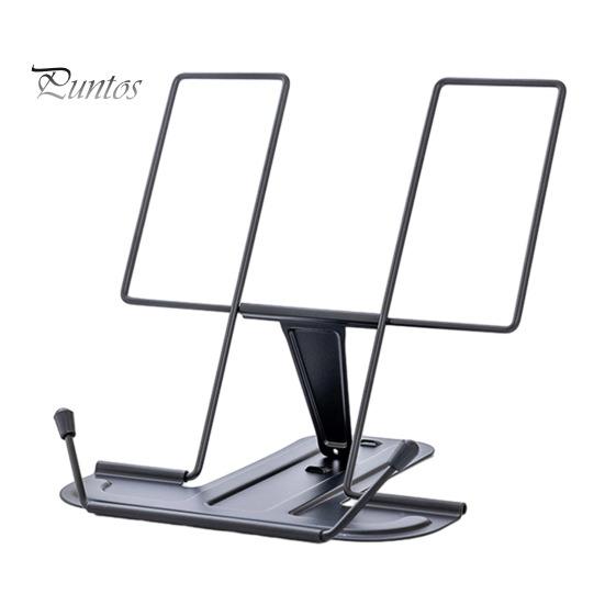 Kovový stojan na knihy pro čtení, nastavitelný držák na knihy s klipy na stránky, držák na dokumenty na stůl, psací stojan na recepty, učebnice, tablet, hudební knihu