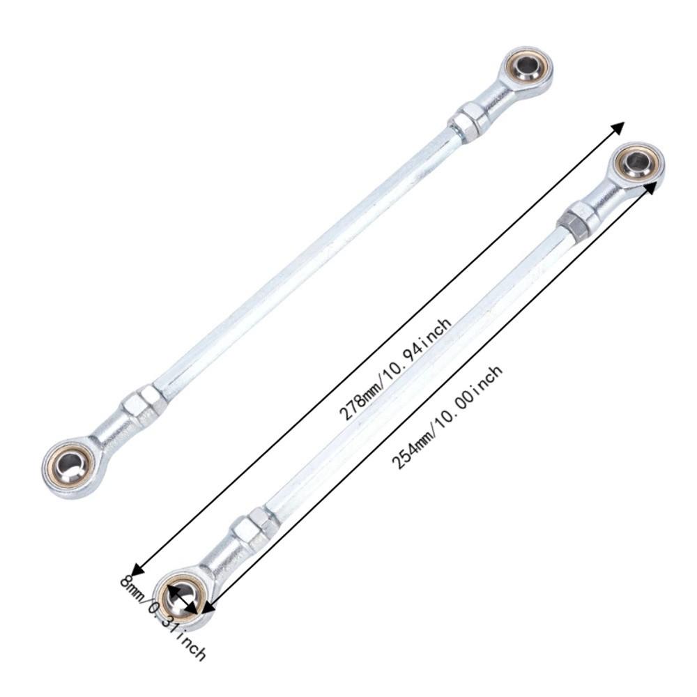 2 Stück Stahllegierung Kugelgelenk Spurstange 220mm Länge Go-Kart Spurstange Lenkspurstange Set Für Go-Kart