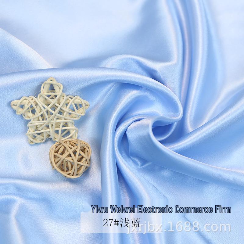 Plain Glossy Imitation Silk Satin Fabric for Clothing, Lining, & Decoration