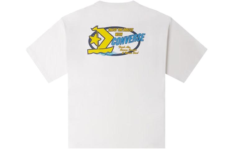 Converse SKATE VIBE T Shirt Men s White 10025441-A02 XL