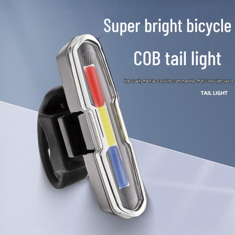 Solar-Powered Multi-Color Bike Taillight for Night Riding