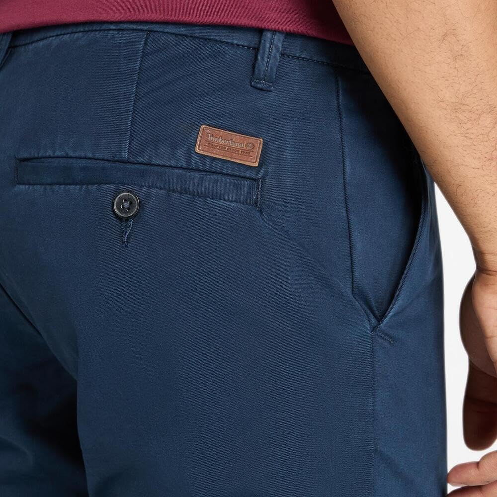 Timberland Stretch Chino Dark Size TB0A2BZA4331 Men's Pants, SAPPHIRE, 32,