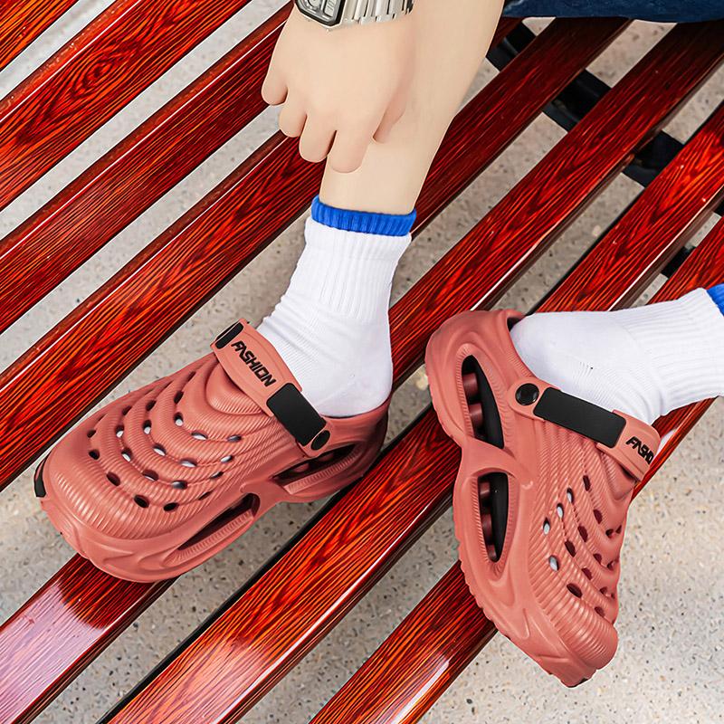 Zoccoli da uomo in EVA leggeri a punta chiusa scarpe da giardino antiscivolo suola morbida Per Spiaggia Giardino Estate Esterno Uso Quotidiano Leggeri