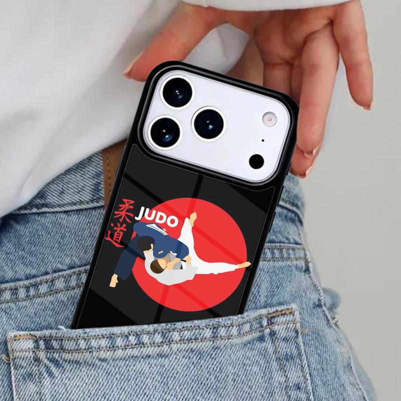 

Чехол для телефона Дзюдо для iPhone 16e 15 14 13 12 17 Pro Max Plus Air 17pro Чехол Coque iPhone 16 Pro