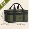 Handheld cooler keeps food keeps food great for sports large capacity bag, cold/warm, waterproof, fresh, days, picnics, (olive)