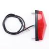 12V-80V Electric Bicycle Rear Lamp LED Safety Warning E-bike Taillights For E-scooter Ebike Warning Taillights Bike Accessories