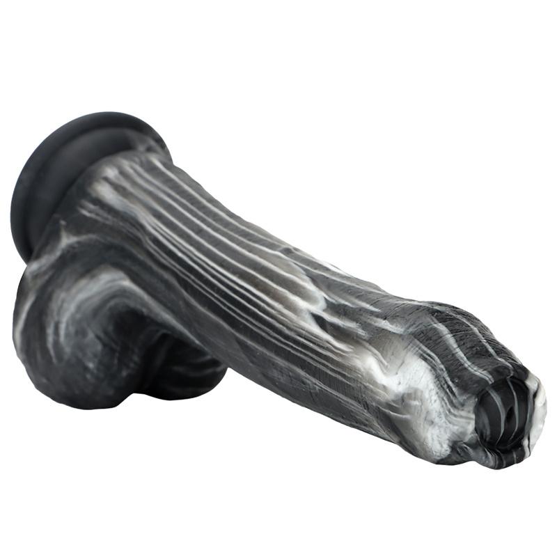 Female Masturbation Device Liquid Silicone Simulation Prepuce Penis Dildo Posterior Court Anal Plug Expansion Anal Device