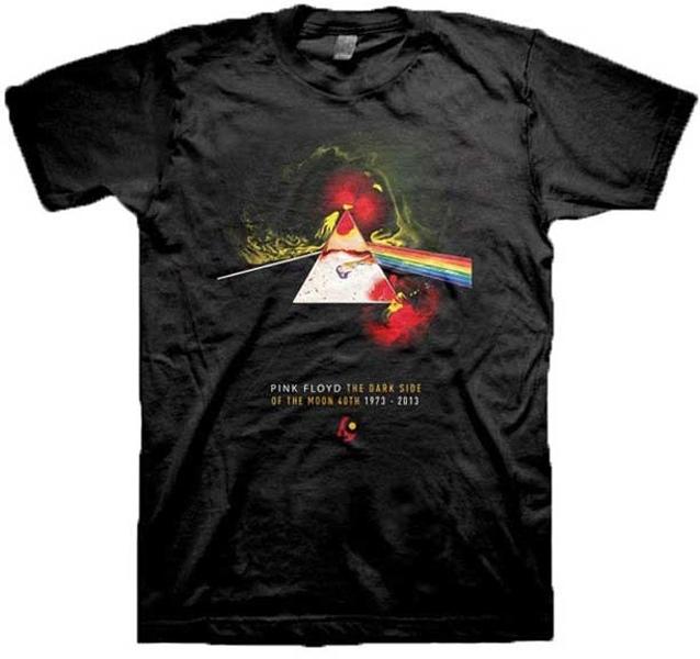 Pink Floyd-Dark Side Liquid Prism-X-Large Black T-shirt Unisex T-Shirt S