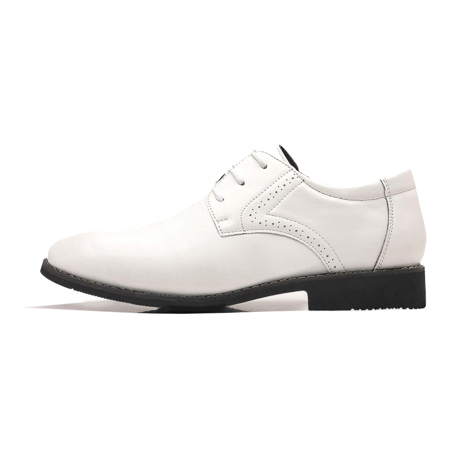 

Модная итальянская мужская кожаная обувь Роскошная деловая обувь Модная повседневная рабочая обувь На шнуровке Оксфорды Офисная обувь Мужская обувь Броги 38 белый