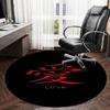1pc Love Symbol Round carpet, Perfect for Decorating Chairs, Living Rooms, Or Bedrooms, for Living Room.101