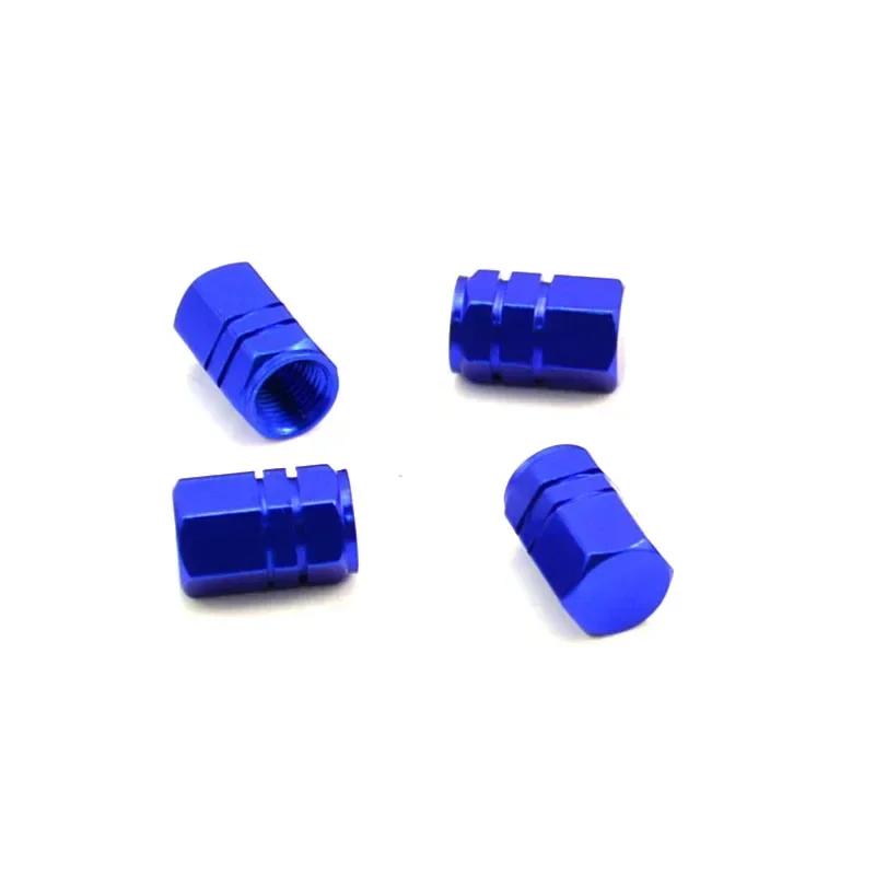 4Pcs Aluminum Tire Valve Caps – Durable Car & Motorcycle Wheel Valve Stem Covers for Rims & Nipples