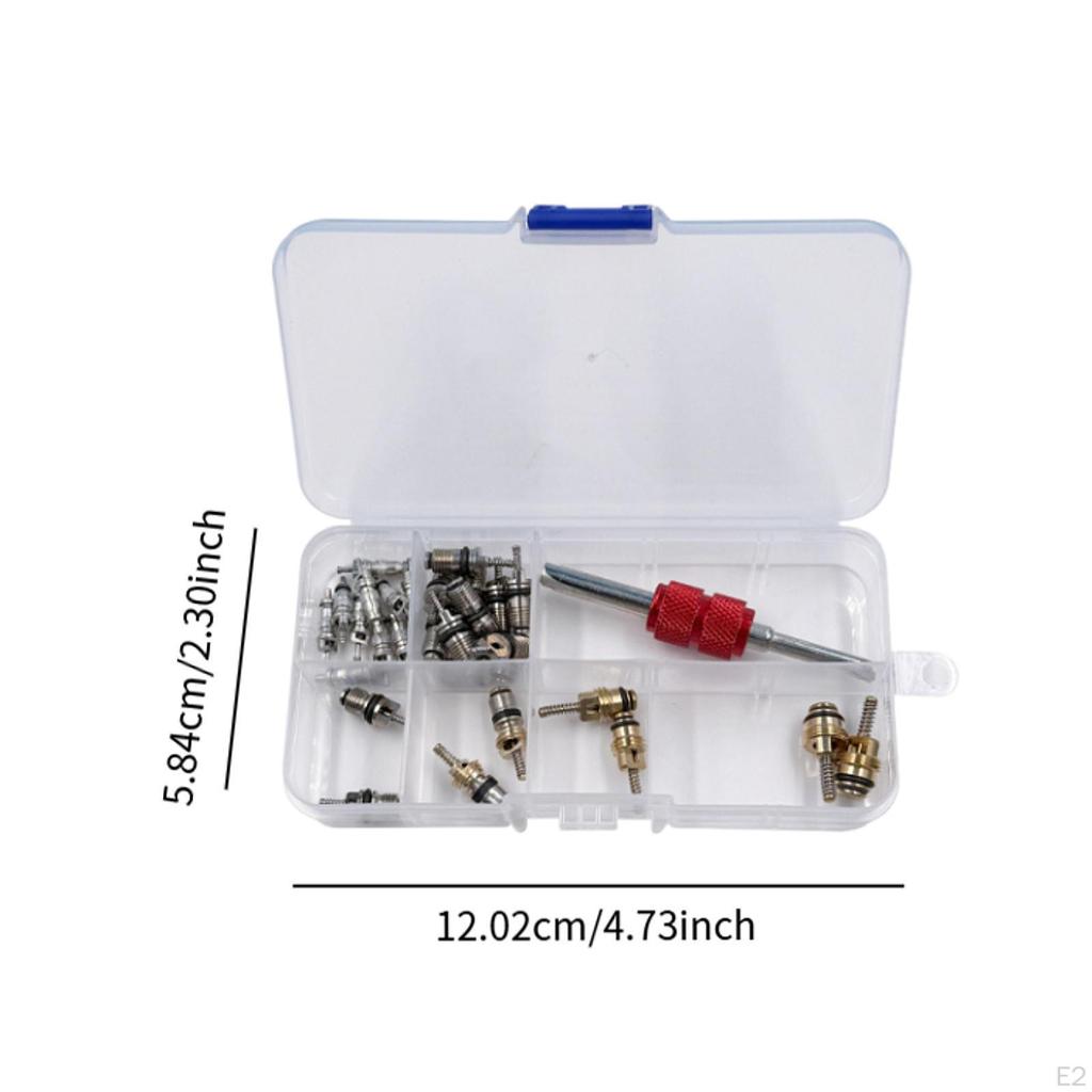Air Conditioning Valve Core Kit Repair Parts Component Professional Maintenance Spare 134R12