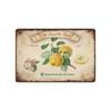 [ WellCraft ] Flower Pot Birds Plant Garden Metal Sign Wall Posters art Vintage Painting Personality Custom zoo Decor LT-1761