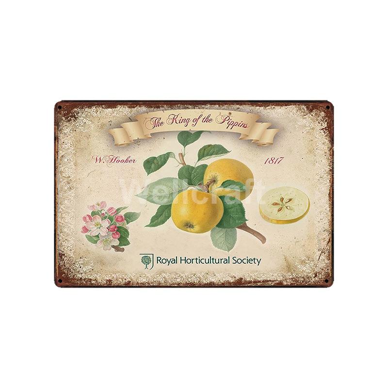 [ WellCraft ] Flower Pot Birds Plant Garden Metal Sign Wall Posters art Vintage Painting Personality Custom zoo Decor LT-1761