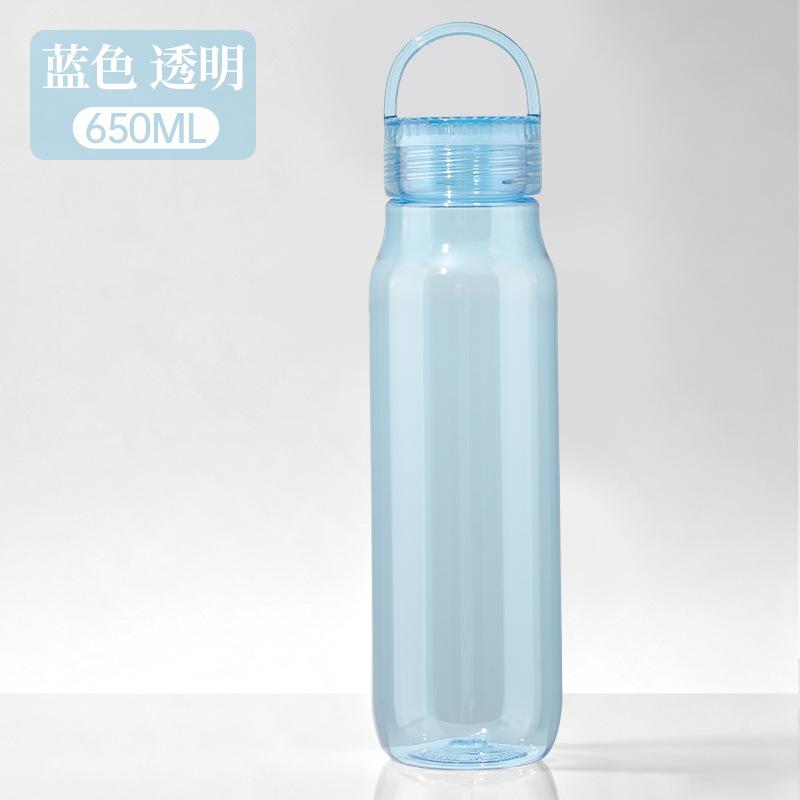 Water bottle High value transparent portable plastic cup High temperature wear and leak-proof sports water cup Car portable accompanying cup