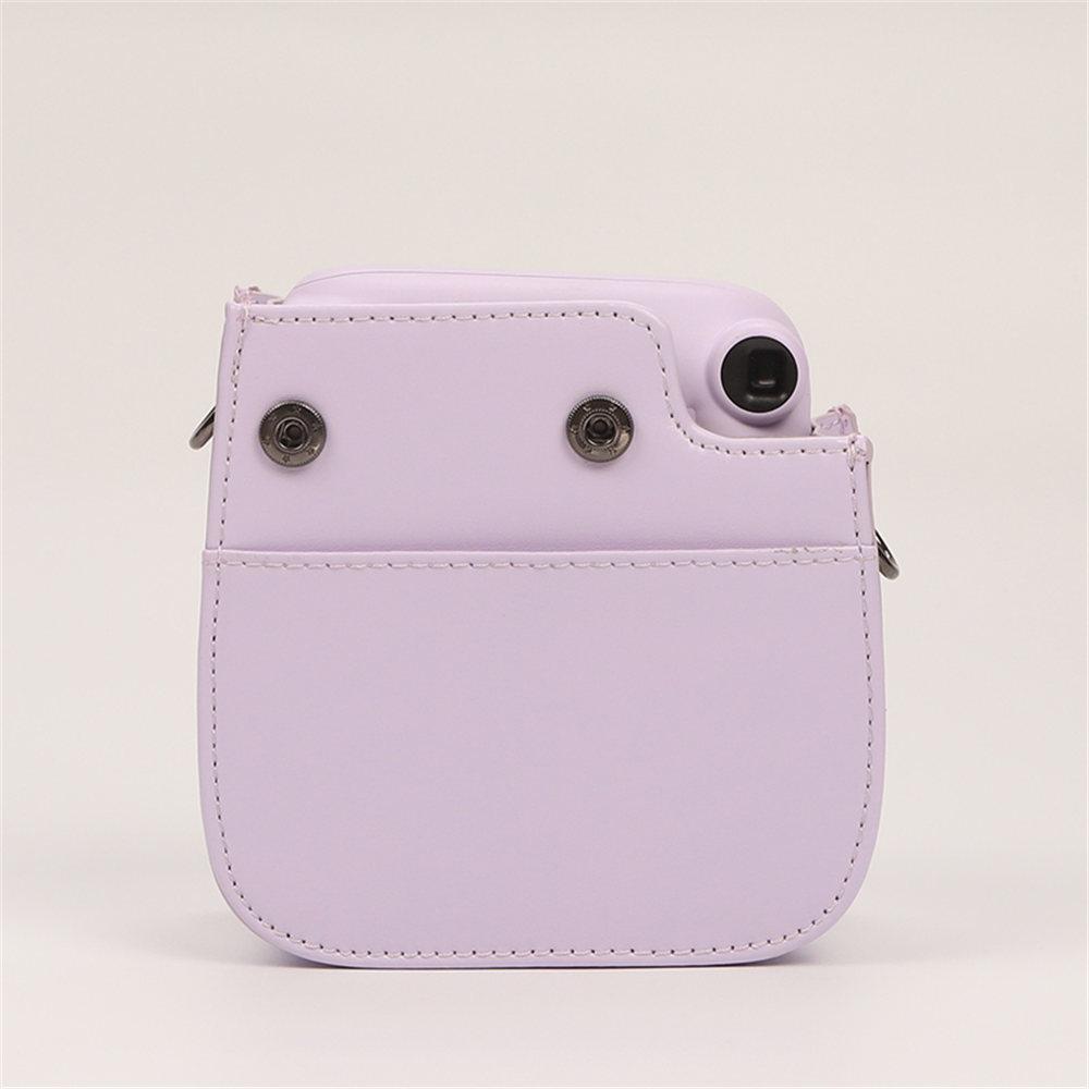 Für Instax Mini 12 11 8 9 Kameratasche PU-Leder Weiche Schutzhülle Reisetasche Für Fujifilm Filmkameratasche Mit Schultergurt