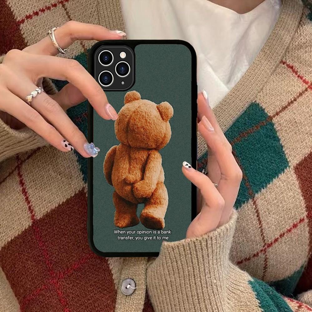 

Ted Bear Phone Case Silicone PC+TPU For For IPhone 11 12 13 14 15 16 Plus Pro Max Cover iPhone 16