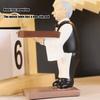 Starý Butler Stojan na hodinky Klenotníctvo Držiak displeja na hodinky Starší muž Model na simuláciu Hladký povrch Organizátor hodiniek Home Office Desktop Ornament