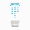 Miyoshi Seisakusho Noodle Lunch with Integrated Ice Milk GEL-COOL Pack, Round, White, 0101-0233