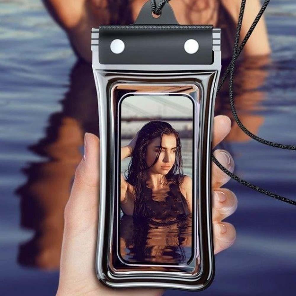 Adjustable Strap Waterproof Phone Pouch Sealed Lightweight Crossbody Dry Bag ABS Large Capacity Transparent Hanging Neck Bag