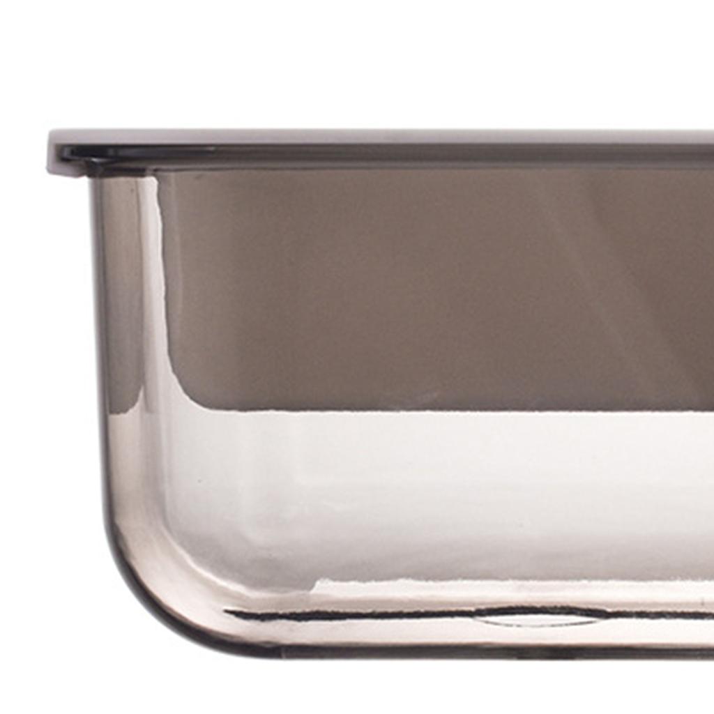 Adhesive Tissue Box Holder Clear Toilet Paper Holder for Home Restaurant Bathroom Desk Bedroom