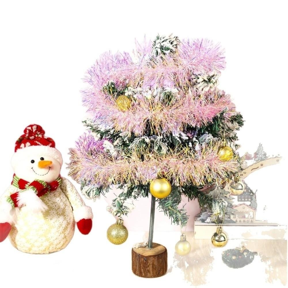 Mehrere Szenen Rosa Girlande DIY Zubehör Kranz Hängender Anhänger Neue Weihnachtsbaumschmuckstücke Weihnachten