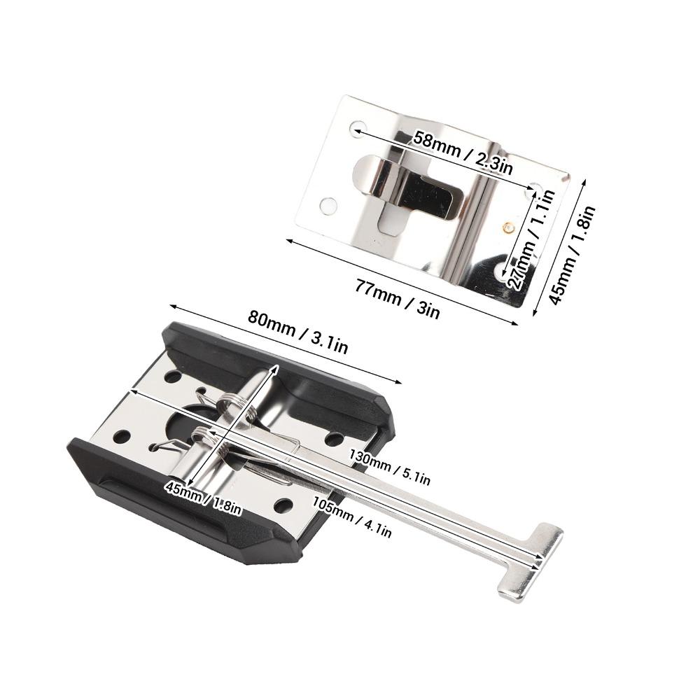 Door Catch RV Door Holder Stainless Steel Door Hold Hook Trailer Door Holder Entry Door