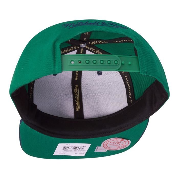 Casquette Snapback - MITCHELL &amp; NESS - BREAKTHROUGH - Dallas Mavericks - Blanc - Sportswear