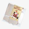 5pcs Paper Book Shape Paper Box Santa Christmas Sugar Gift Box Xmas Gift Packing Box  New Year