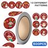 500 Christmas Envelope Gift Sealing Sticker Roll –  Cross-border Design