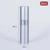 8ml Metal Aluminum Refillable Perfume Bottle Cosmetic Spray Mini Portable Empty Refill Jar Travel Liner Glass Tool