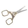 Vintage Scissors Antique Shears for Tailor Shears Fabric Nail DIY Tools Tower Shears (Gold)