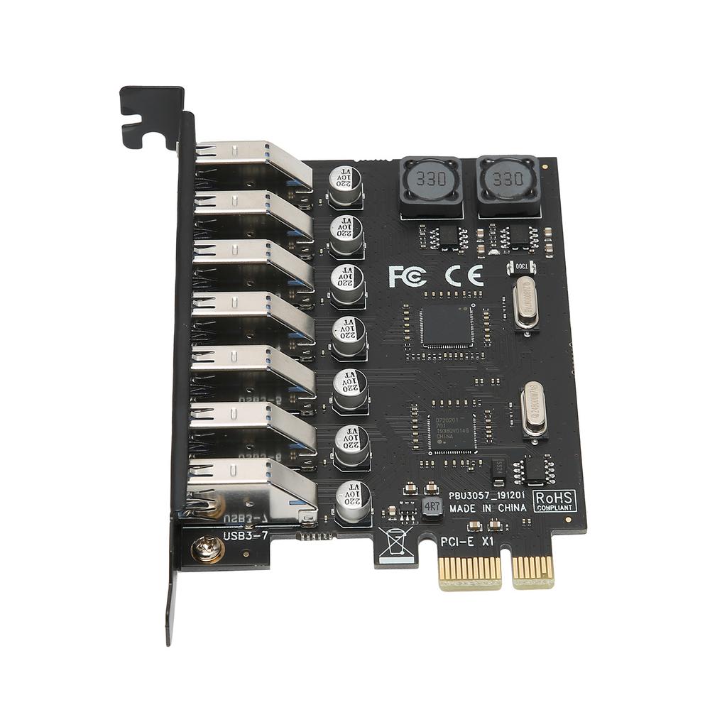 7Port Expansion Card PCB PCIExpress to USB3.0 for NEC Main Control Board for Computer