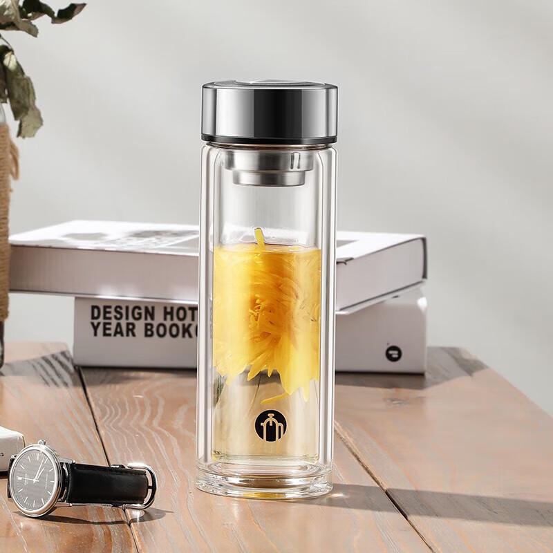 FUGUANG Tea Master Double-Layer Business Glass Mug