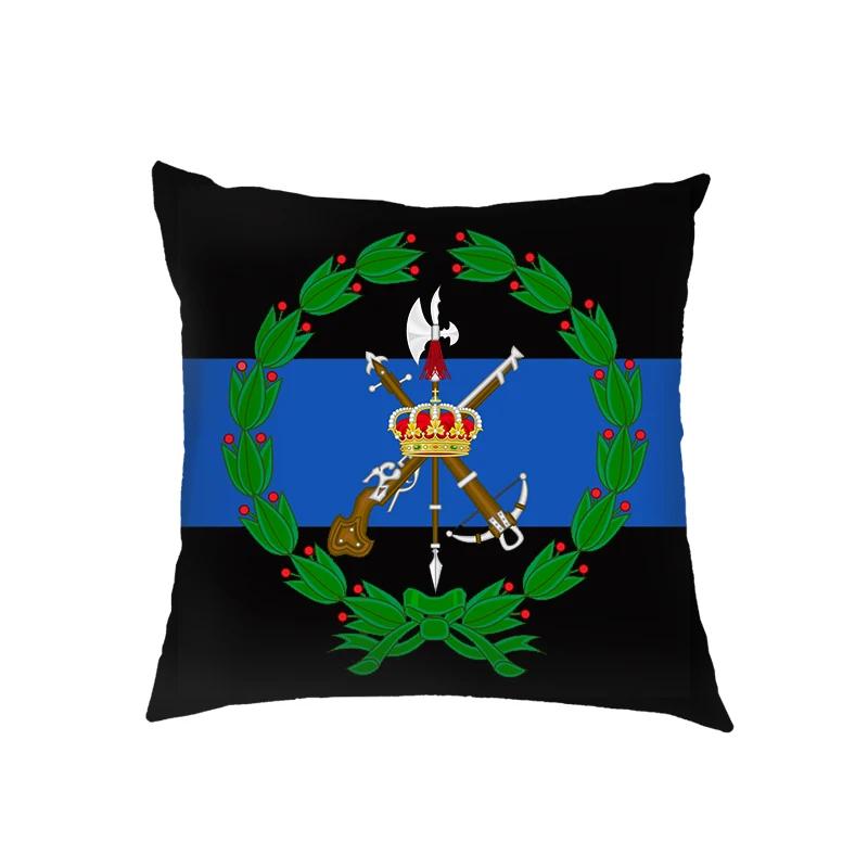 Spanish Legion Espanola Flag Double Print Cushion Covers Navy Armada Pillowcase Living Room Decor Throw Pillow Case Cover