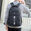 Unisex Minimalist Backpack - Multi-Layer Pocket Design for Business Travel & Student Life